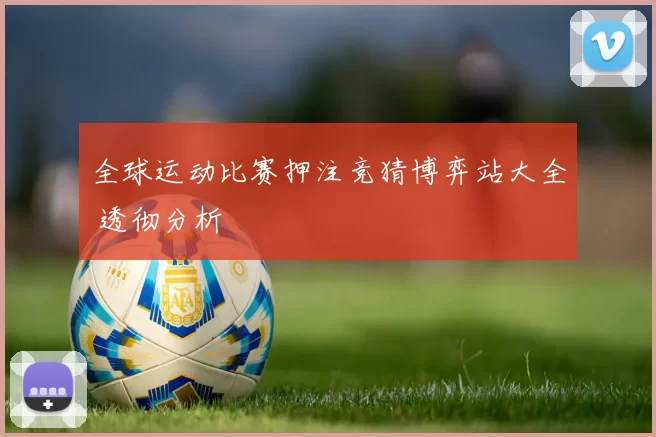 全球运动比赛押注竞猜博弈站大全 透彻分析